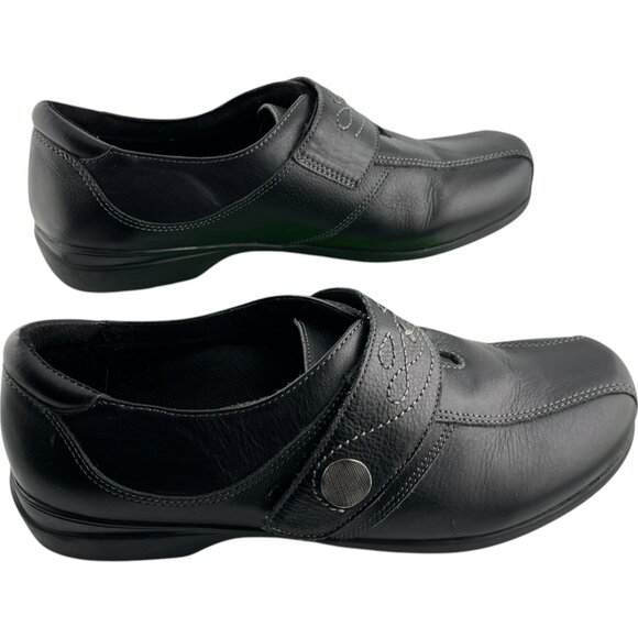Abeo Shoes - Abeo Aster‎ Leather Slip On Flats Size 7 with 3D3 Customized Orthotics 7N-L